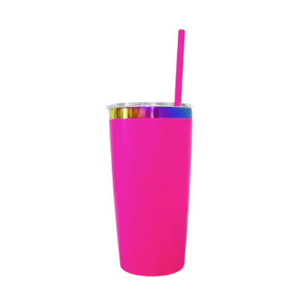 20 oz Stainless Steel Rainbow Plated | Powder Coated | Tumbler Blanks