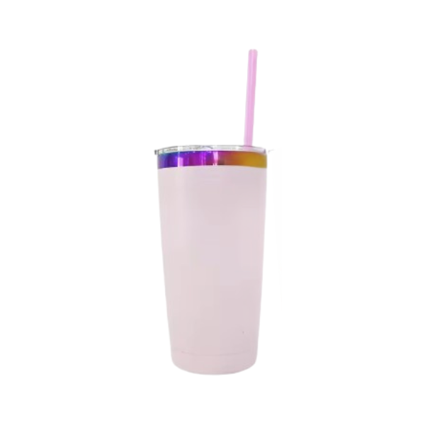 20 oz Stainless Steel Rainbow Plated | Powder Coated | Tumbler Blanks