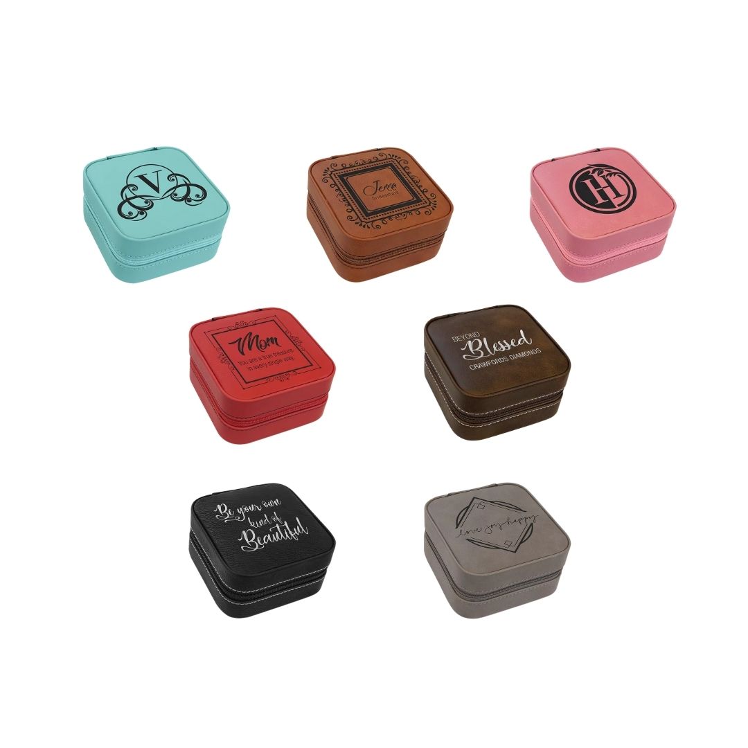 *Preorder* Laserable Leatherette Jewelry Boxes 12x12x6 cm