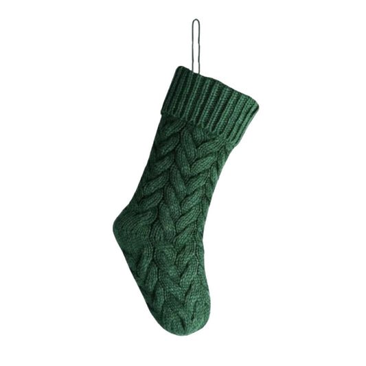 Cozy Cable-Knit Christmas Stocking Blanks