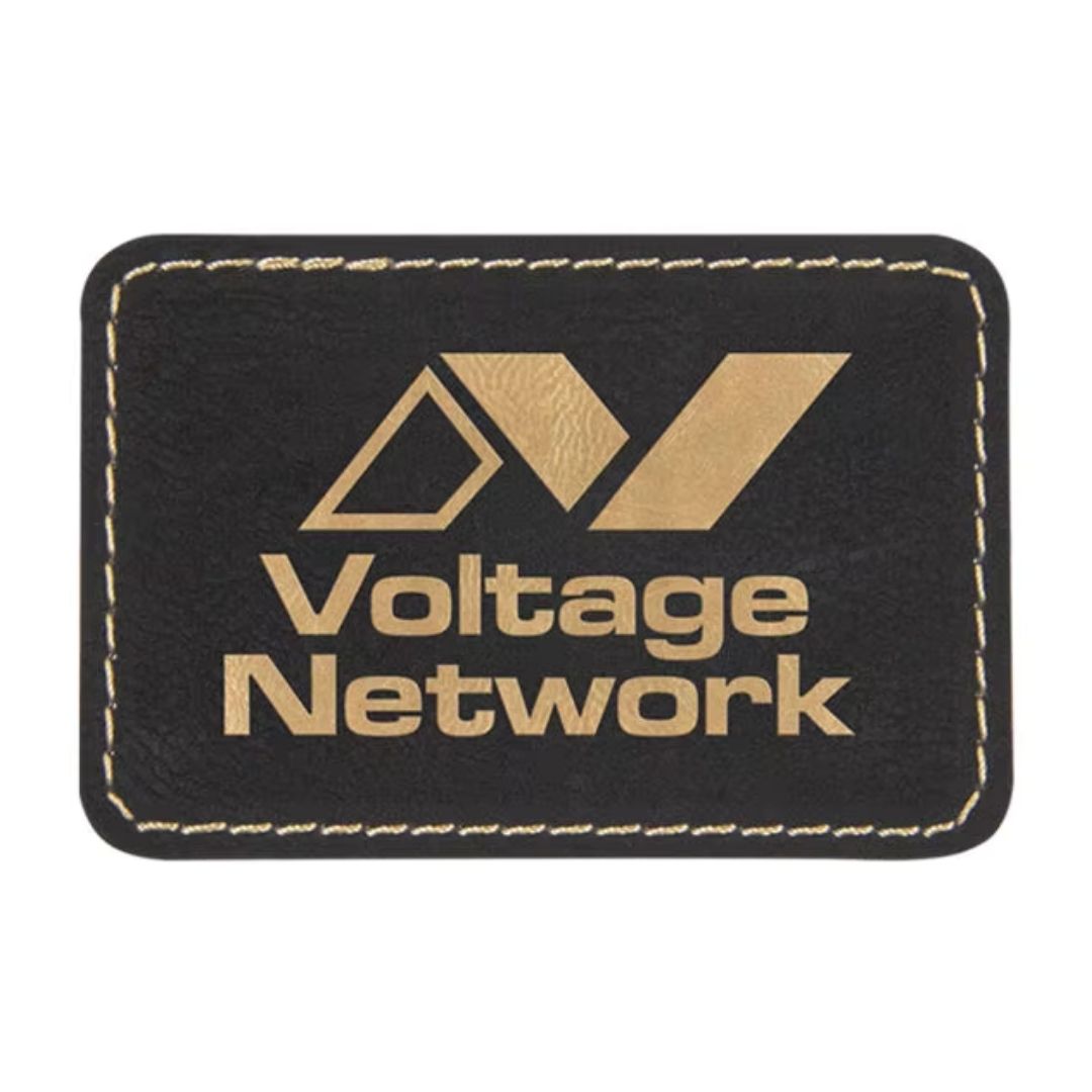 *Preorder* Laserable Leatherette Patches With Adhesive Backing 3x2"