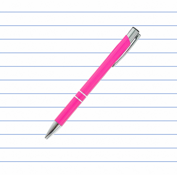 Metal Click-Action Pen Blank 1mm Black Ink