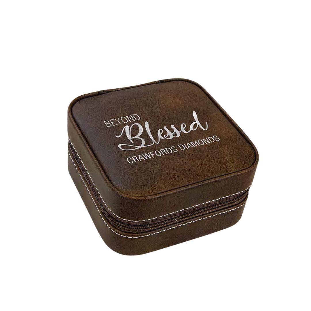 *Preorder* Laserable Leatherette Jewelry Boxes 12x12x6 cm