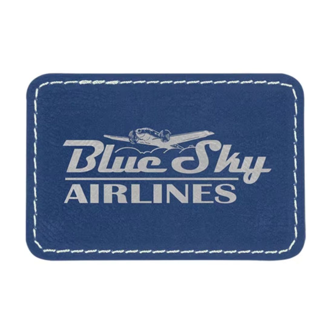 *Preorder* Laserable Leatherette Patches With Adhesive Backing 3x2"