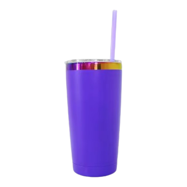20 oz Stainless Steel Rainbow Plated | Powder Coated | Tumbler Blanks