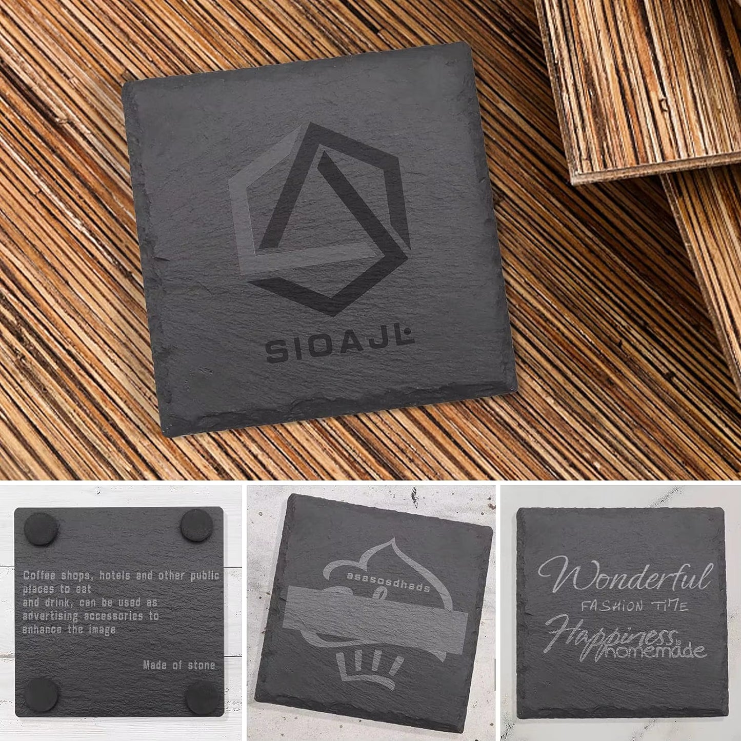 *Preorder* Slate Coasters CASE OF 50