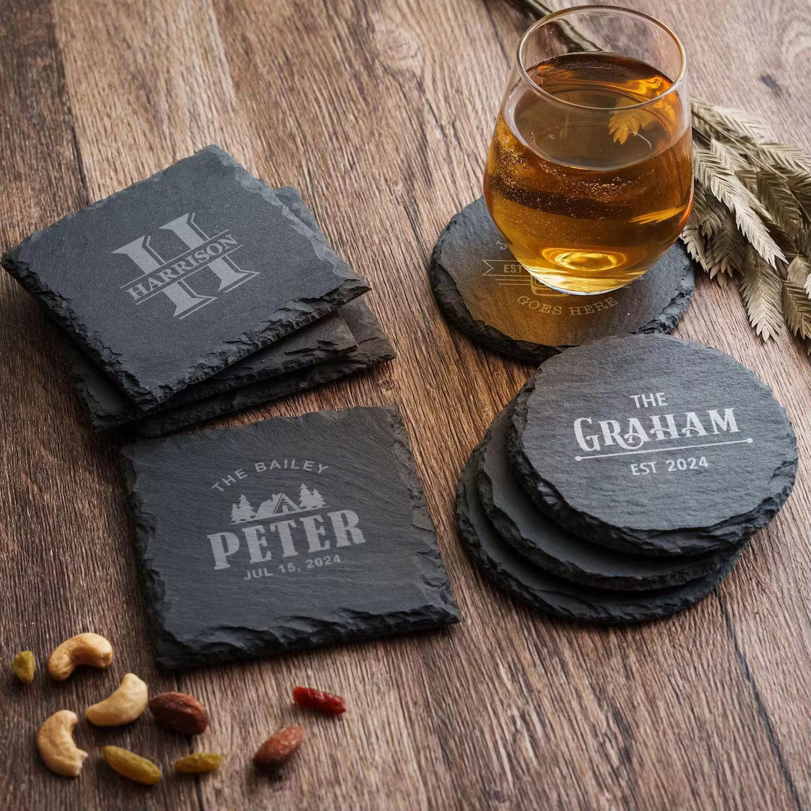 *Preorder* Slate Coasters CASE OF 50