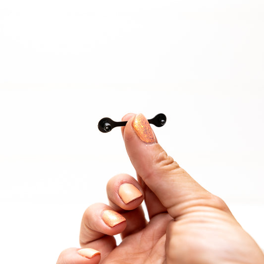 Plastic Keychain Snaps - Solid Black