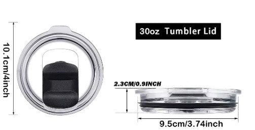 Magnetic Slide Lid For 20 oz & 30 oz Tumblers