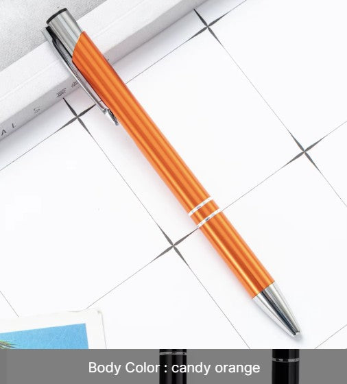 *Preorder* Metal Click-Action Pen Blank 1mm Black Ink