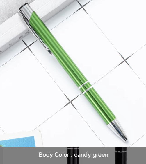 *Preorder* Metal Click-Action Pen Blank 1mm Black Ink