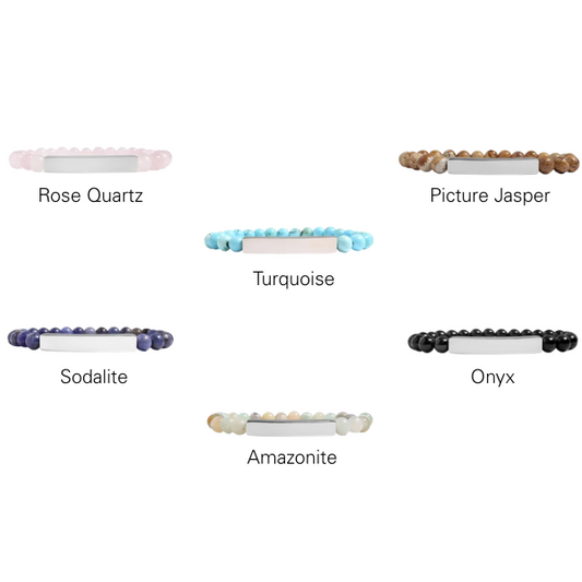 Stainless Steel Gemstone Bracelet Blanks