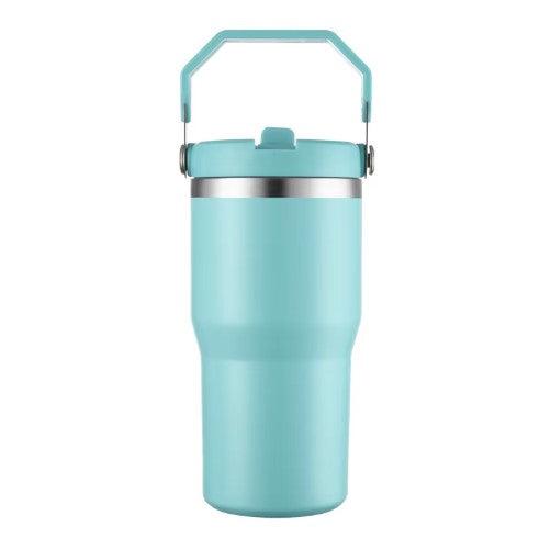 *Preorder* 30 oz | Stainless Steel | Powder Coated | Carry-Handle | Flip Straw | Tumbler Blanks
