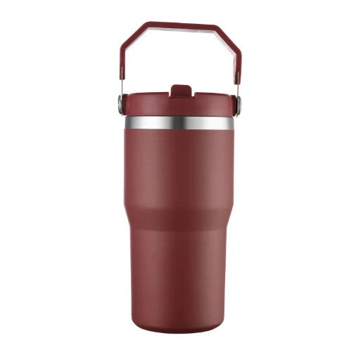 *Preorder* 30 oz | Stainless Steel | Powder Coated | Carry-Handle | Flip Straw | Tumbler Blanks