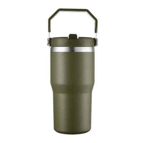 *Preorder* 30 oz | Stainless Steel | Powder Coated | Carry-Handle | Flip Straw | Tumbler Blanks