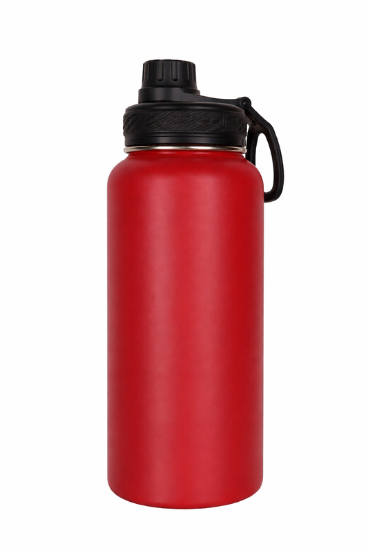 32 oz | Sports Bottle | Stainless Steel | Powder Coated | Screw On Spout Lid | Tumbler Blanks