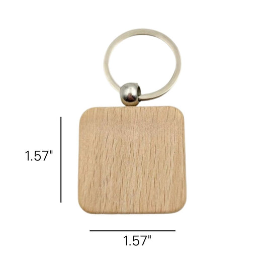 *Preorder* Beech Wood Keychain Blanks
