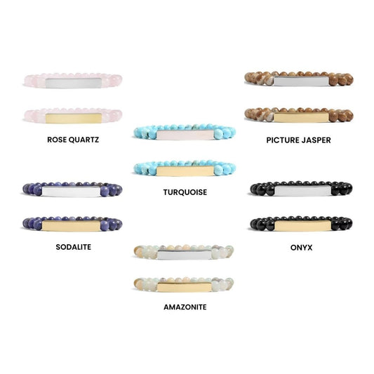 *Preorder* Stainless Steel Gemstone Bracelet Blanks