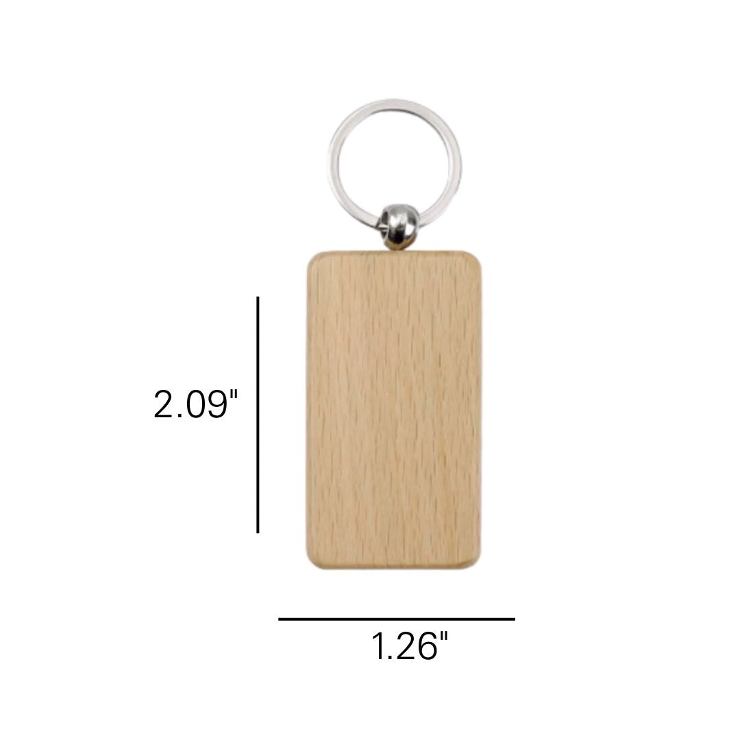 *Preorder* Beech Wood Keychain Blanks
