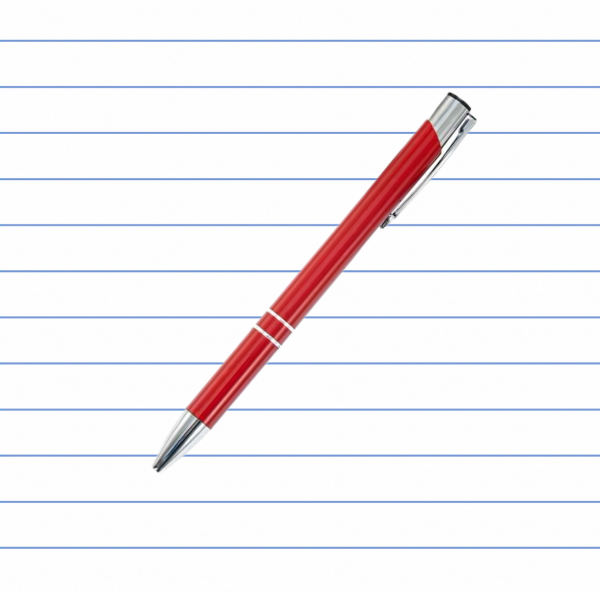 Metal Click-Action Pen Blank 1mm Black Ink