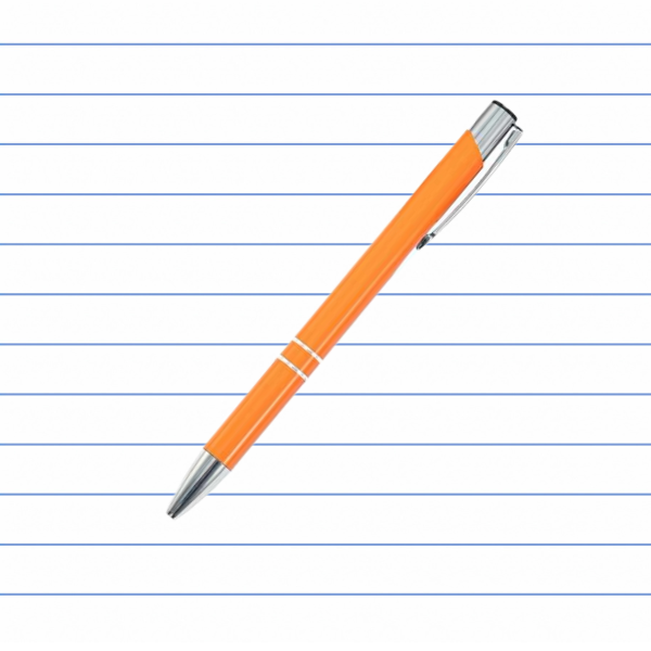 Metal Click-Action Pen Blank 1mm Black Ink