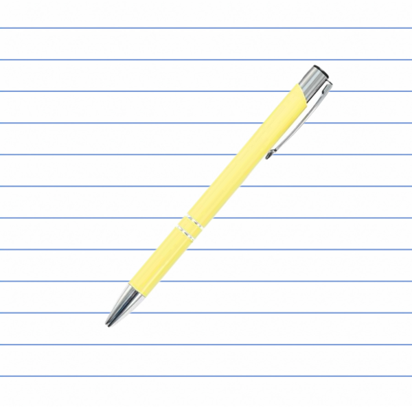 Metal Click-Action Pen Blank 1mm Black Ink