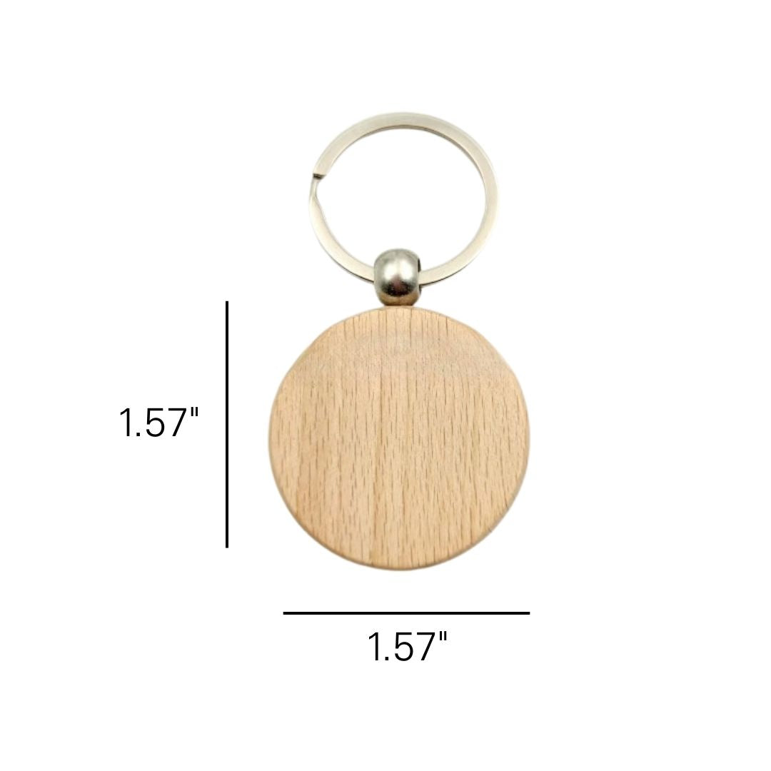 *Preorder* Beech Wood Keychain Blanks