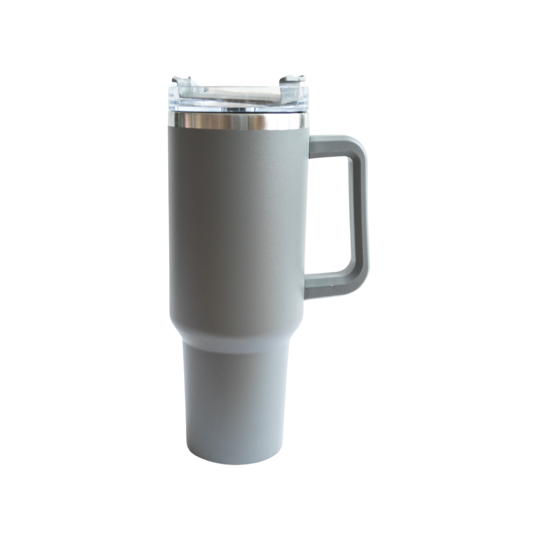 Stainless Steel Stanley Dupe 40 oz Tumbler With Handle - Blank