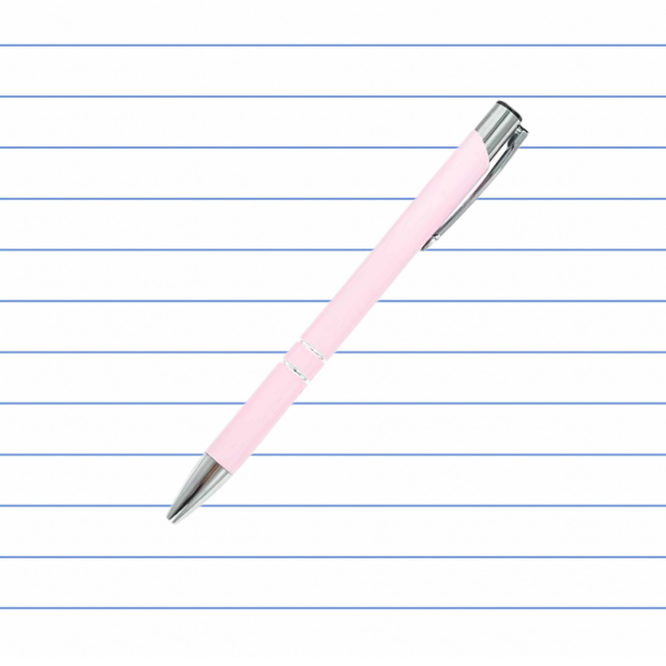 Metal Click-Action Pen Blank 1mm Black Ink