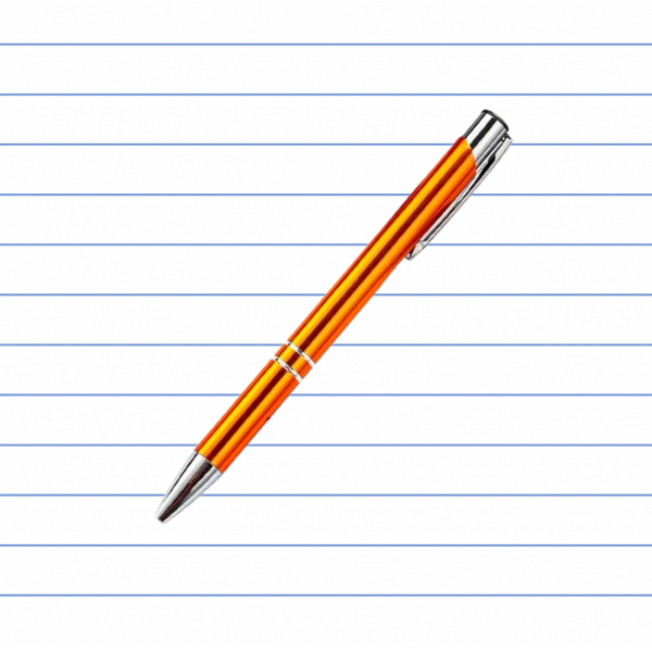 Metal Click-Action Pen Blank 1mm Black Ink