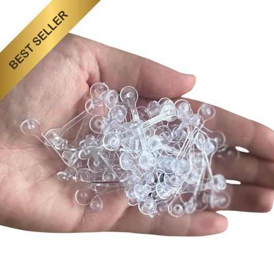 Plastic Keychain Snaps - Clear