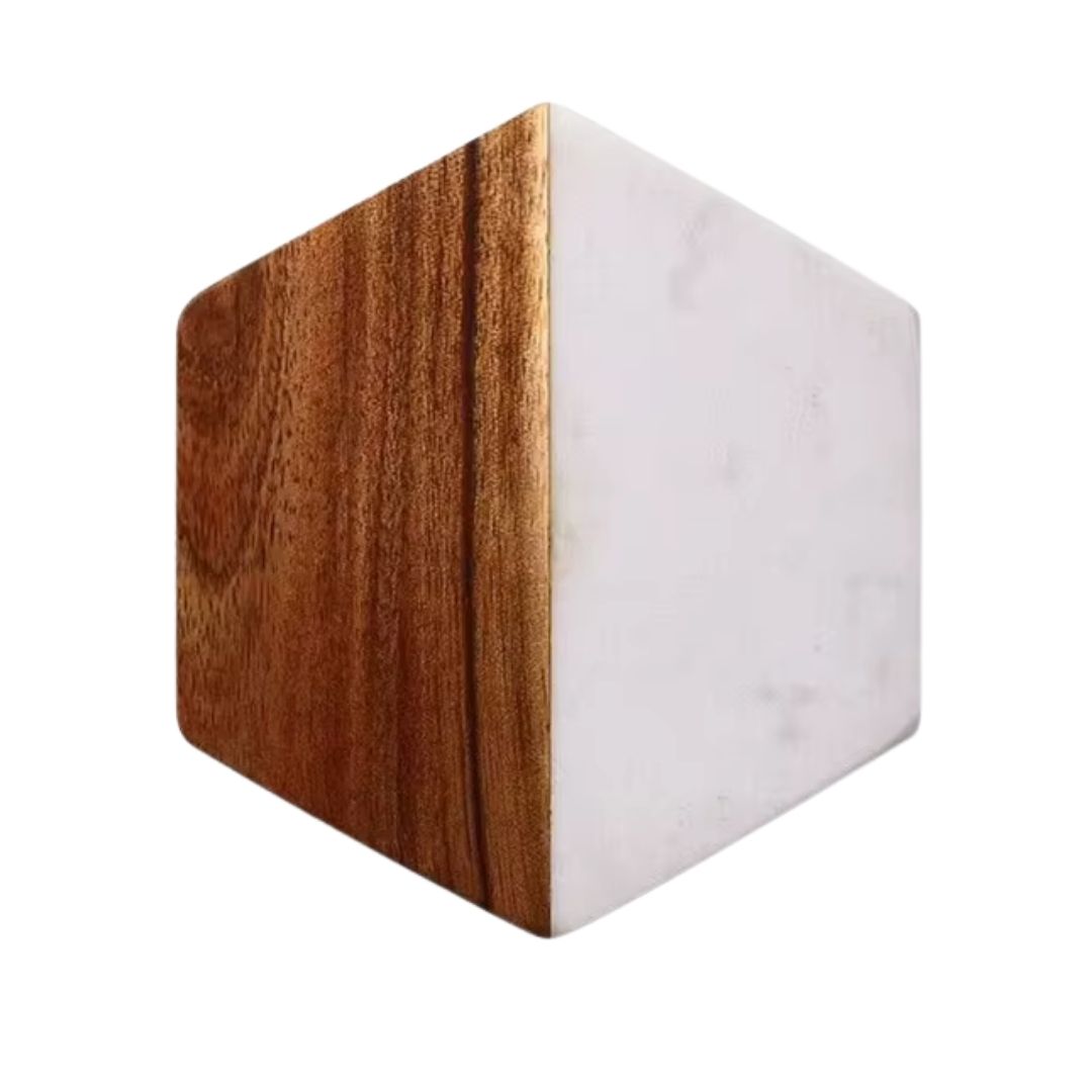 *Preorder* Marble And Acacia Wood Coaster Blanks