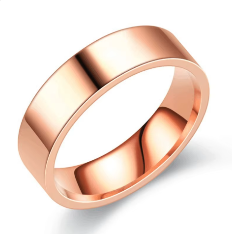 Stainless Steel Flat Ring Blanks 6mm Silver/Gold/RoseGold Sz 5/6/7/8/9/10