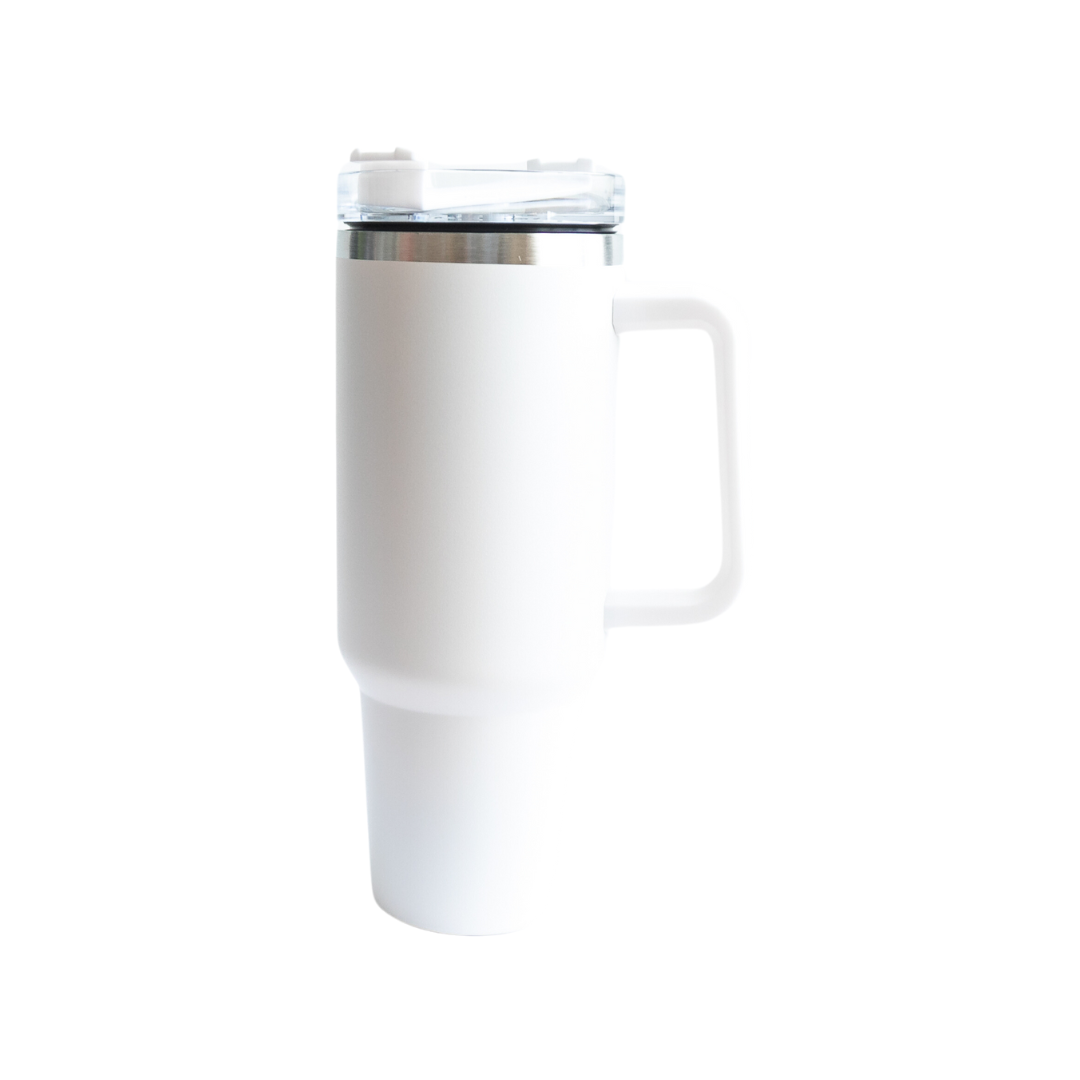Stainless Steel 40 oz Tumbler H1.0 With Handle - Laser Engraving Blanks