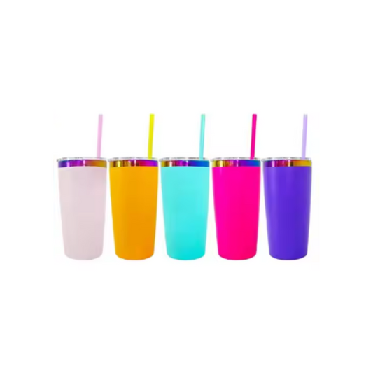 *Preorder* 20 oz *Preorder* 20 oz Stainless Steel Rainbow Plated | Powder Coated | Tumbler Blanks