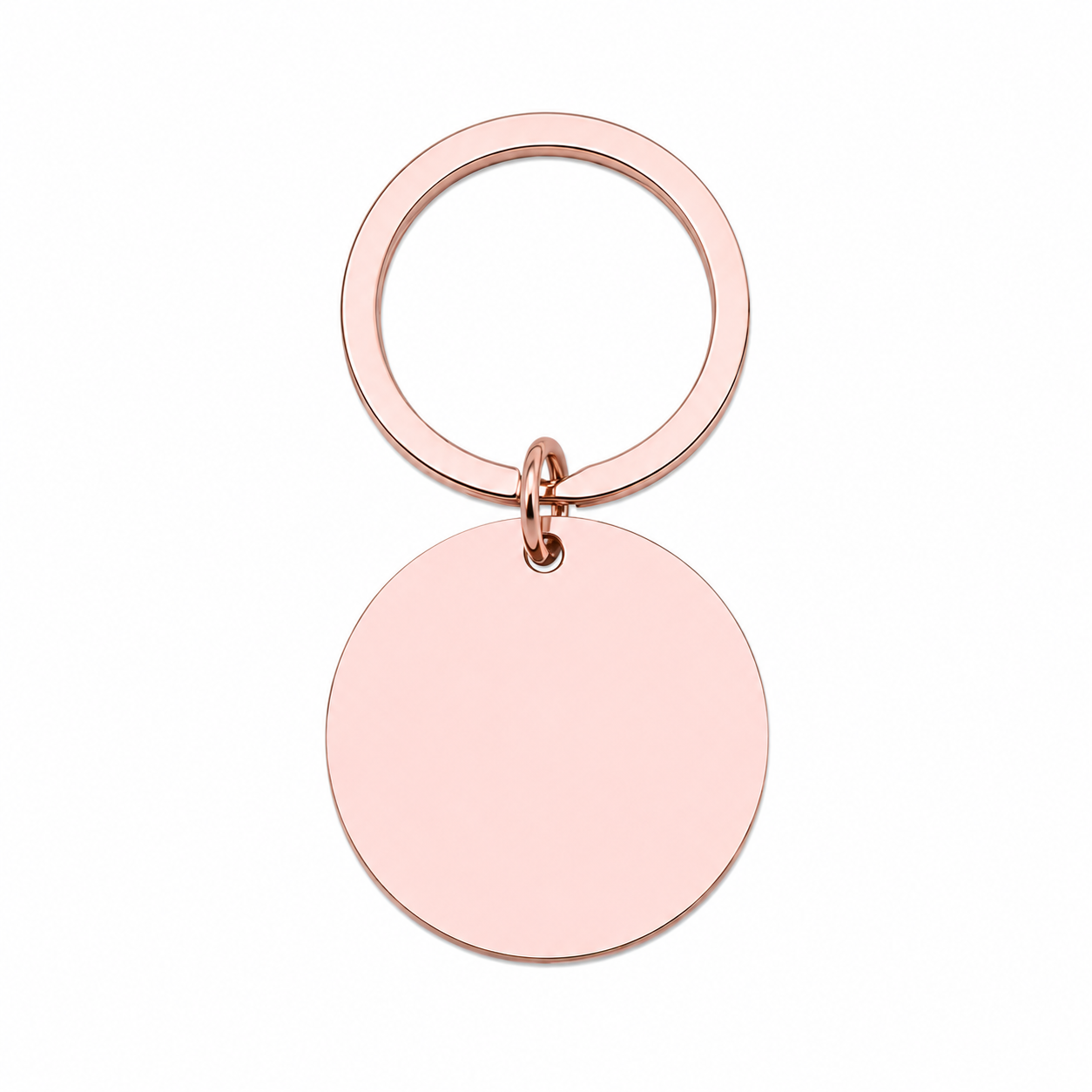 Stainless Steel Round Keychain Blanks