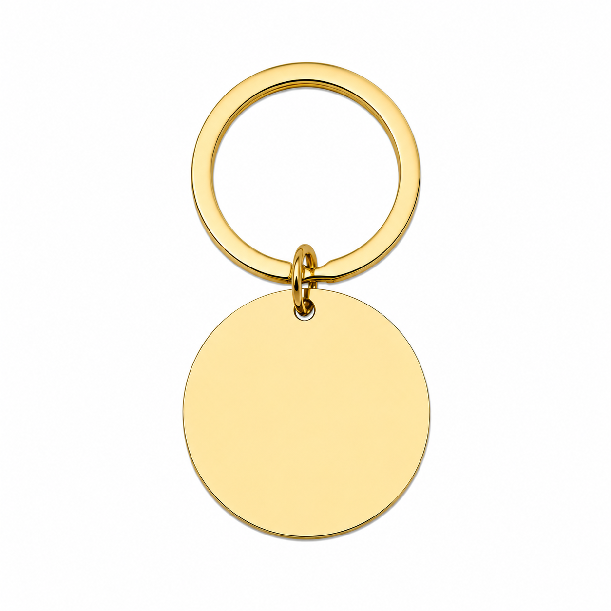 Stainless Steel Round Keychain Blanks