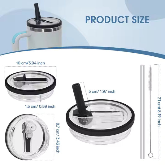 *Preorder* Leak Proof Flip Straw Lid For 40 oz Tumblers