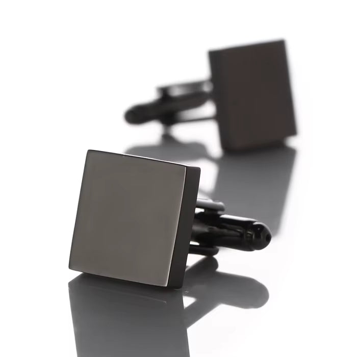 *Preorder* Stainless Steel Square Cufflink Set of Two Blanks