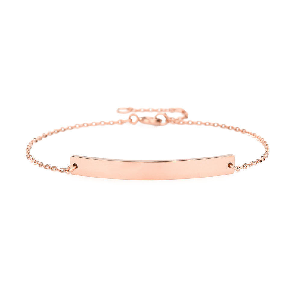 Stainless Steel Bar Bracelet Laser Engraving Blanks