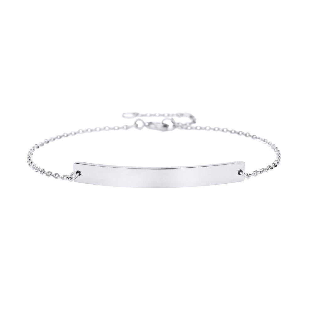 Stainless Steel Bar Bracelet Laser Engraving Blanks