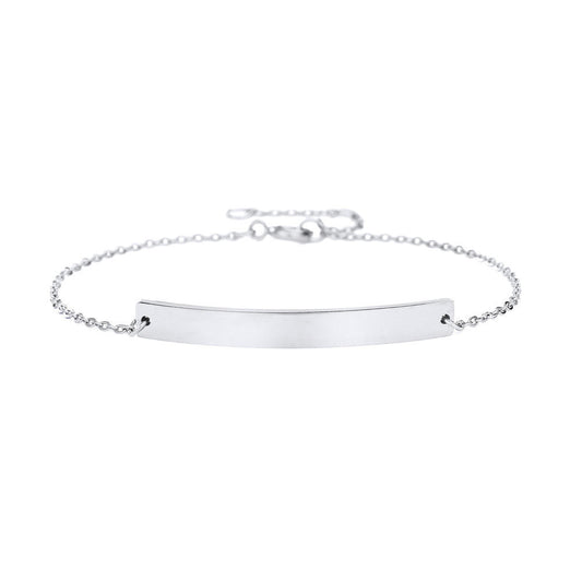 Stainless Steel Bar Bracelet Laser Engraving Blanks