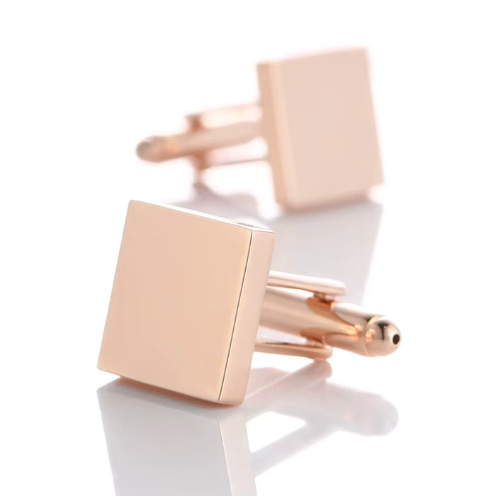 *Preorder* Stainless Steel Square Cufflink Set of Two Blanks