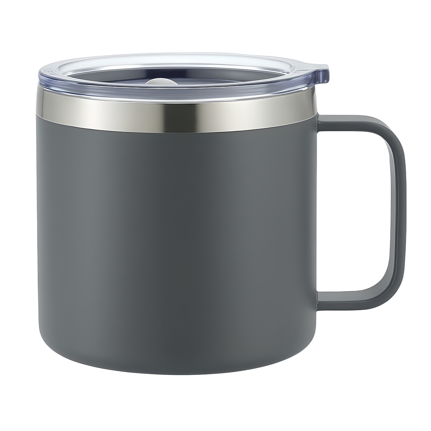 14 oz Stainless Steel Coffee Mug With Handle | Powder Coated | Laser Engraving Blank