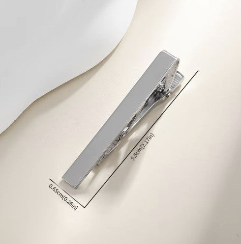 *Preorder* Stainless Steel Tie Clip 55mmx6.5mm