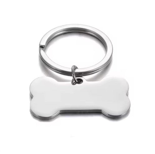 *Preorder* Stainless Steel Dog Bone Keychain Blanks