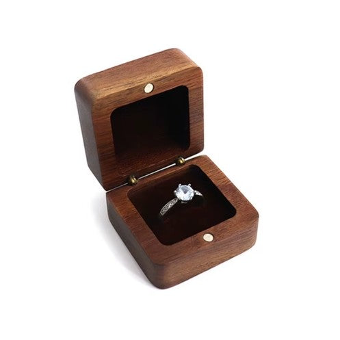 *Preorder* Walnut Magnetic Ring Box Blanks