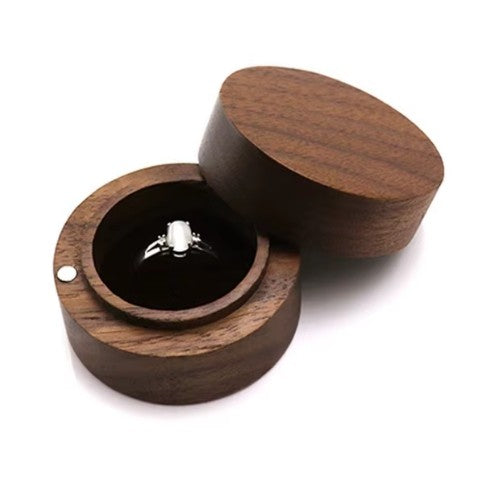 *Preorder* Walnut Magnetic Ring Box Blanks