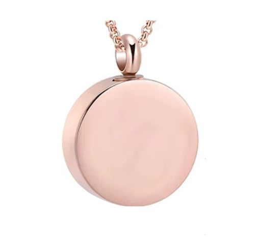 Stainless Steel Round Urn Necklace Laser Engraving Blanks