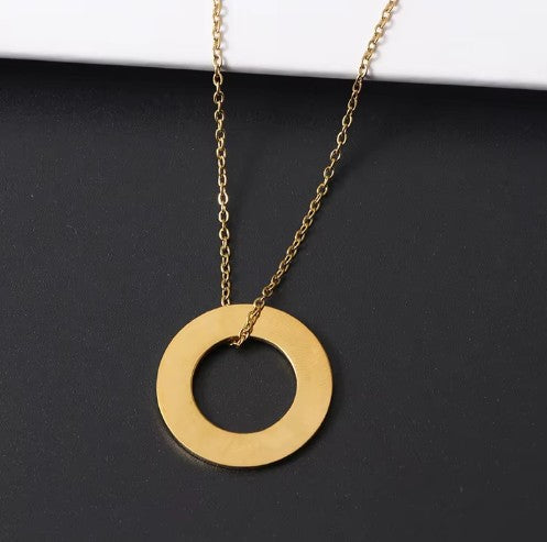 *Preorder* Stainless Steel Ring Washer Necklace Laser Engraving Blanks